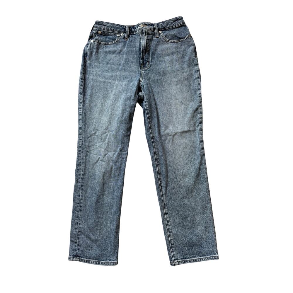 Madewell Women's The Curvy Perfect Vintage Jeans Blue Denim High Rise Size 30